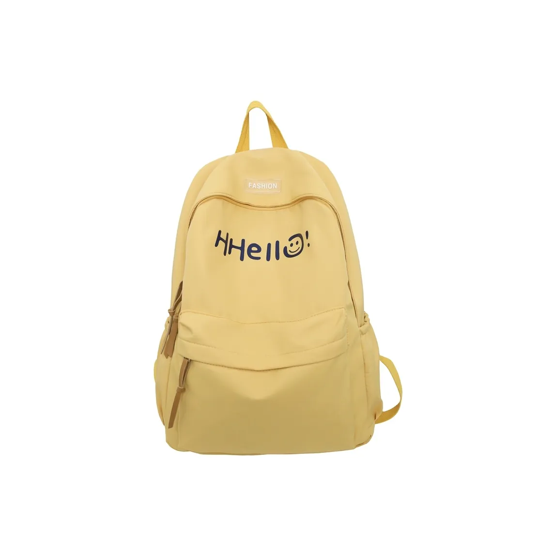 Kaka Tree Nylon Backpack Unisex Yellow/Black/Purple/Orange Red/Green/White/Light Pink/Blue