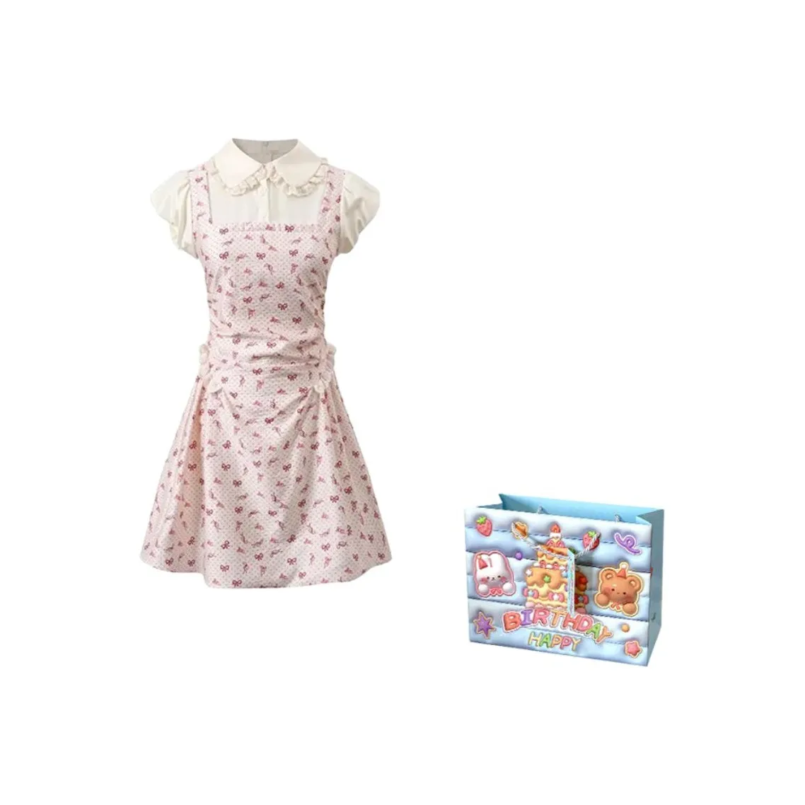 QUIET ANGEL Short Sleeved Dress Women's