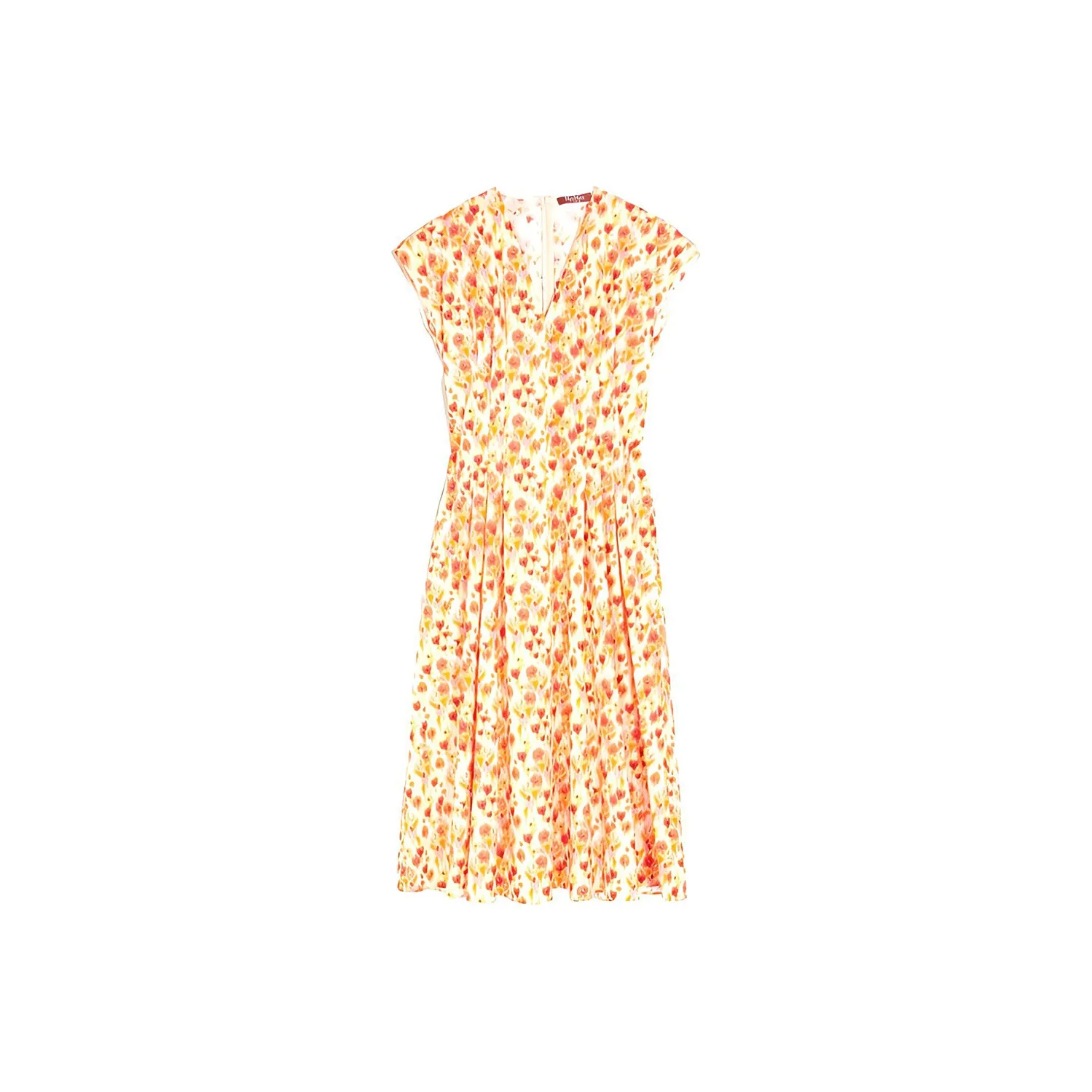 MaxMara Studio SS23 Short Sleeved Dress Women's Orange