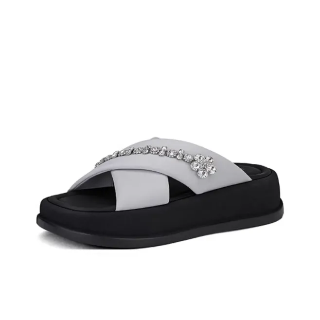 JESSICA SOPHIA ПУ (полиуретан) Полиуретан Стразы Антибактериальные Слипоны Женские