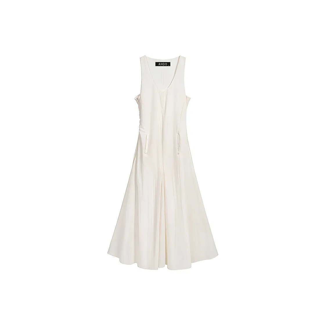 AHDO Белые Женские Платья без рукавов
