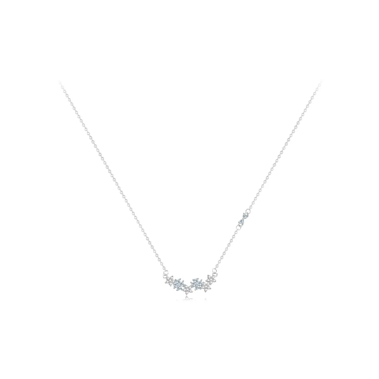 SHK Медный сплав Циркон Ожерелье Женское