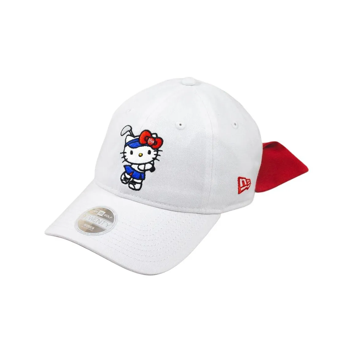 New Era x Hello Kitty Хлопковые кепки Женские Белые