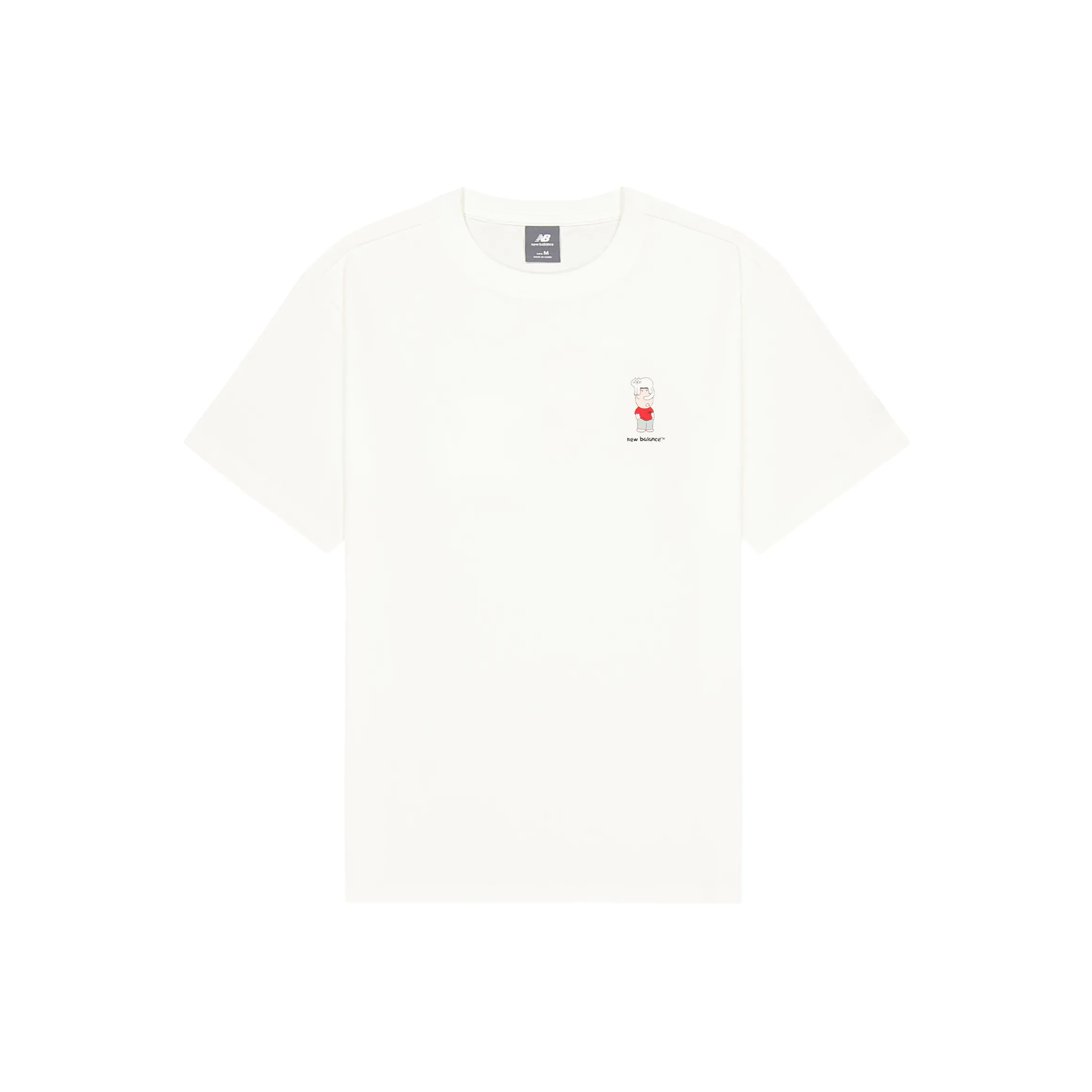 New Balance совместная футболка T Унисекс Морская соль Белый