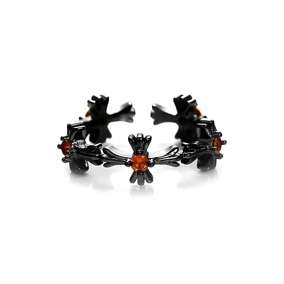 ACROWM Кольца из меди с серебряным покрытием унисекс