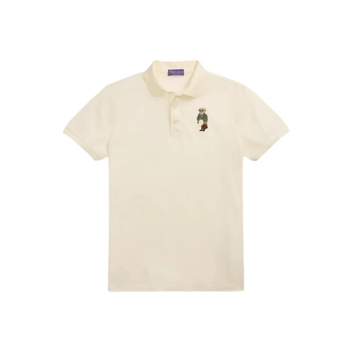 Ralph Lauren Purple Label Polo Bear embroidery Polo Shirt