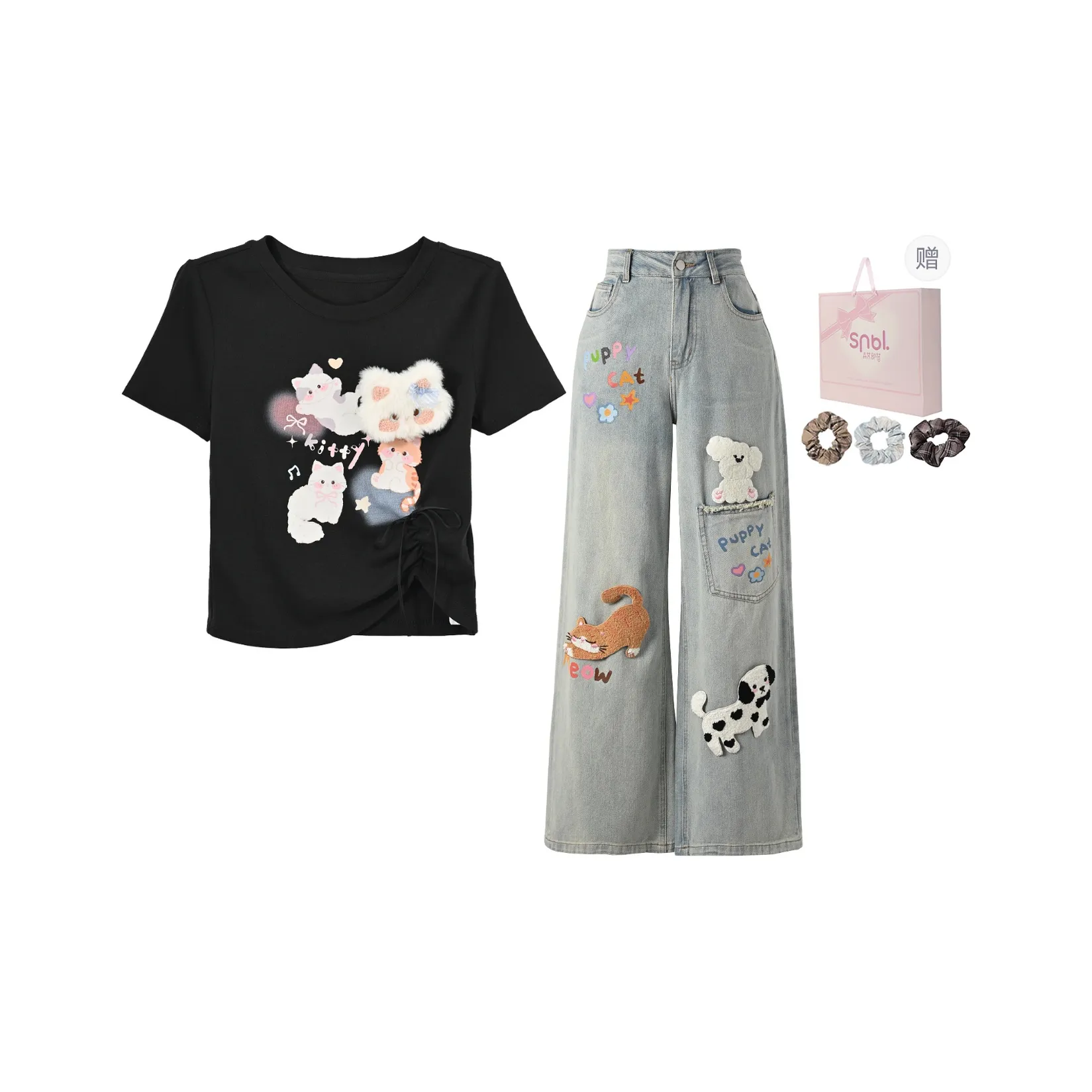 SNBL Casual Suits Women's T Shirt+Pants