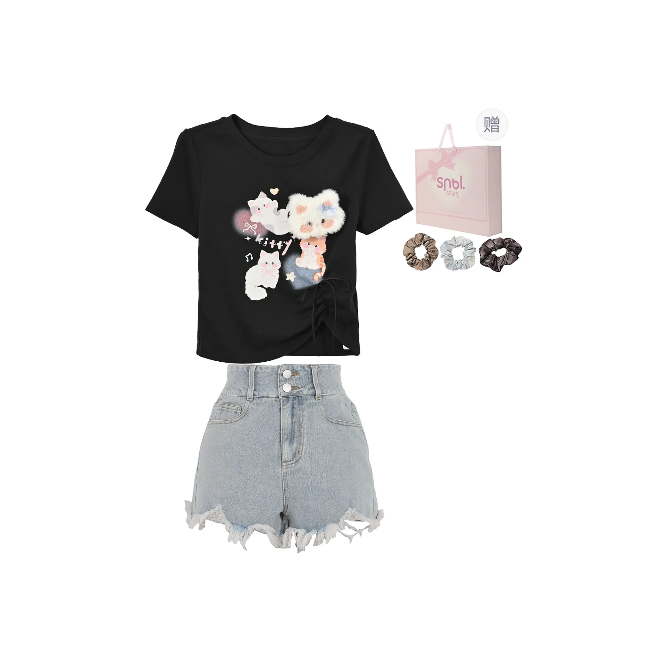 SNBL Casual Suits Women's T Shirt+Pants