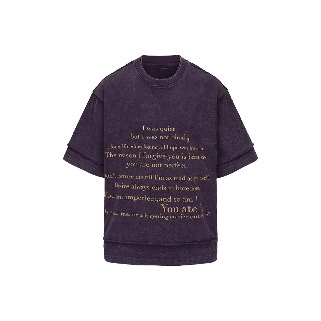 VANN VALRENCÉ T Shirts Unisex Dark Purple