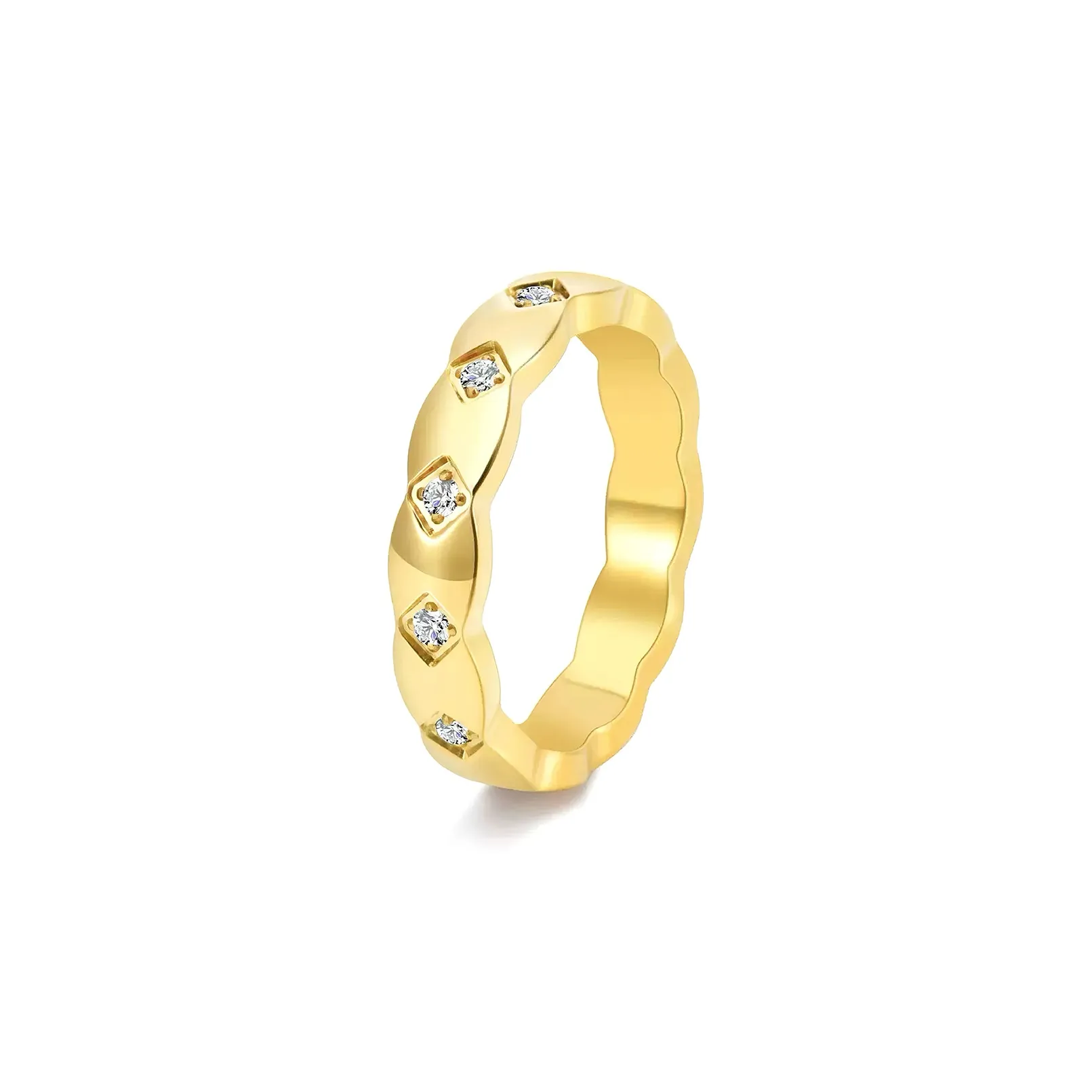 ACROWM Кольца из титана и стали унисекс