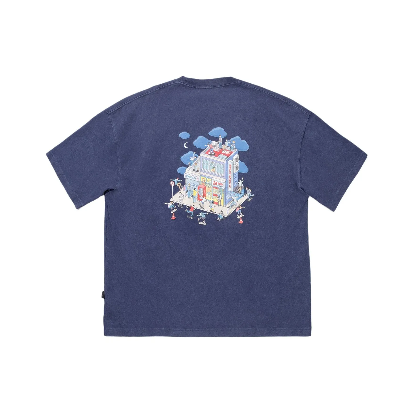 LiNing x Phil Hackett T Shirt Unisex Dark Ship Blue