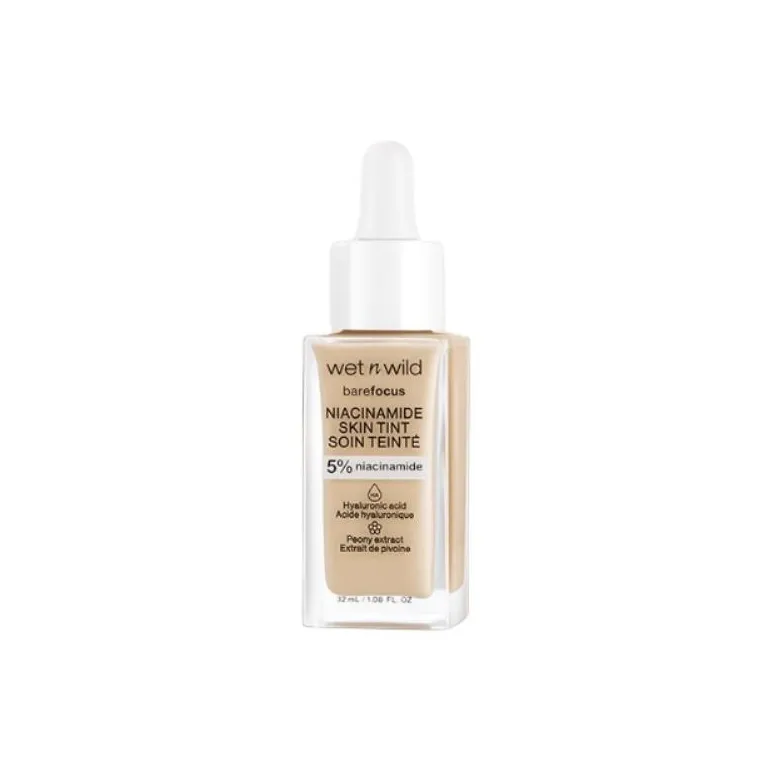 WET N WILD Влажный и Дикий Dropper KINETIC Кожа Жидкость Foundation Hydrating Кремовая кожа Прозрачный Натуральный Сухая кожа 32мл