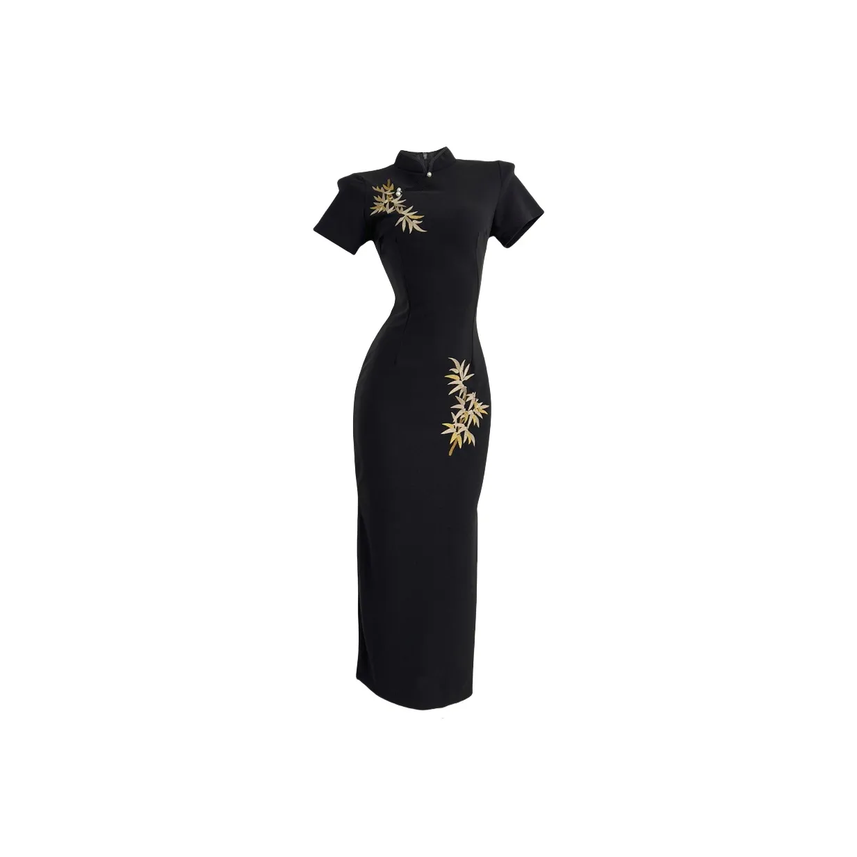 PAVEA Sleeveless Dress Women's Black+Hair Tie Comes With