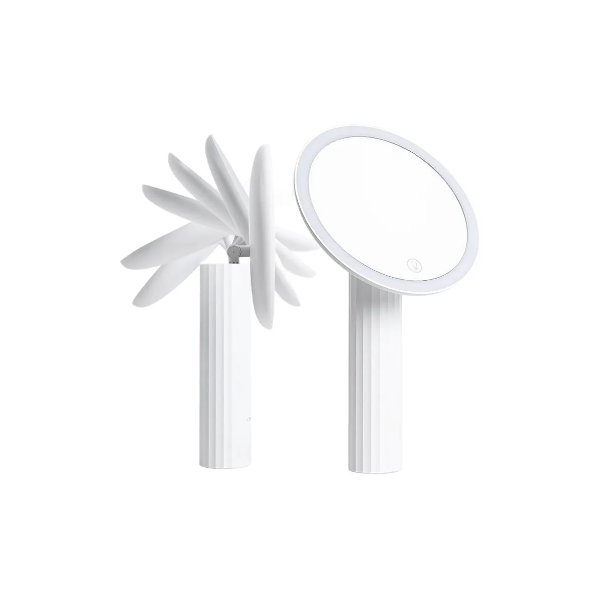 Gentle Welcome LED HD Трехцветное Диммирующее Маленькое Зеркало Карманное Зеркало Портативное Путешественное Зеркало для Макияжа Зеркало для Гардероба