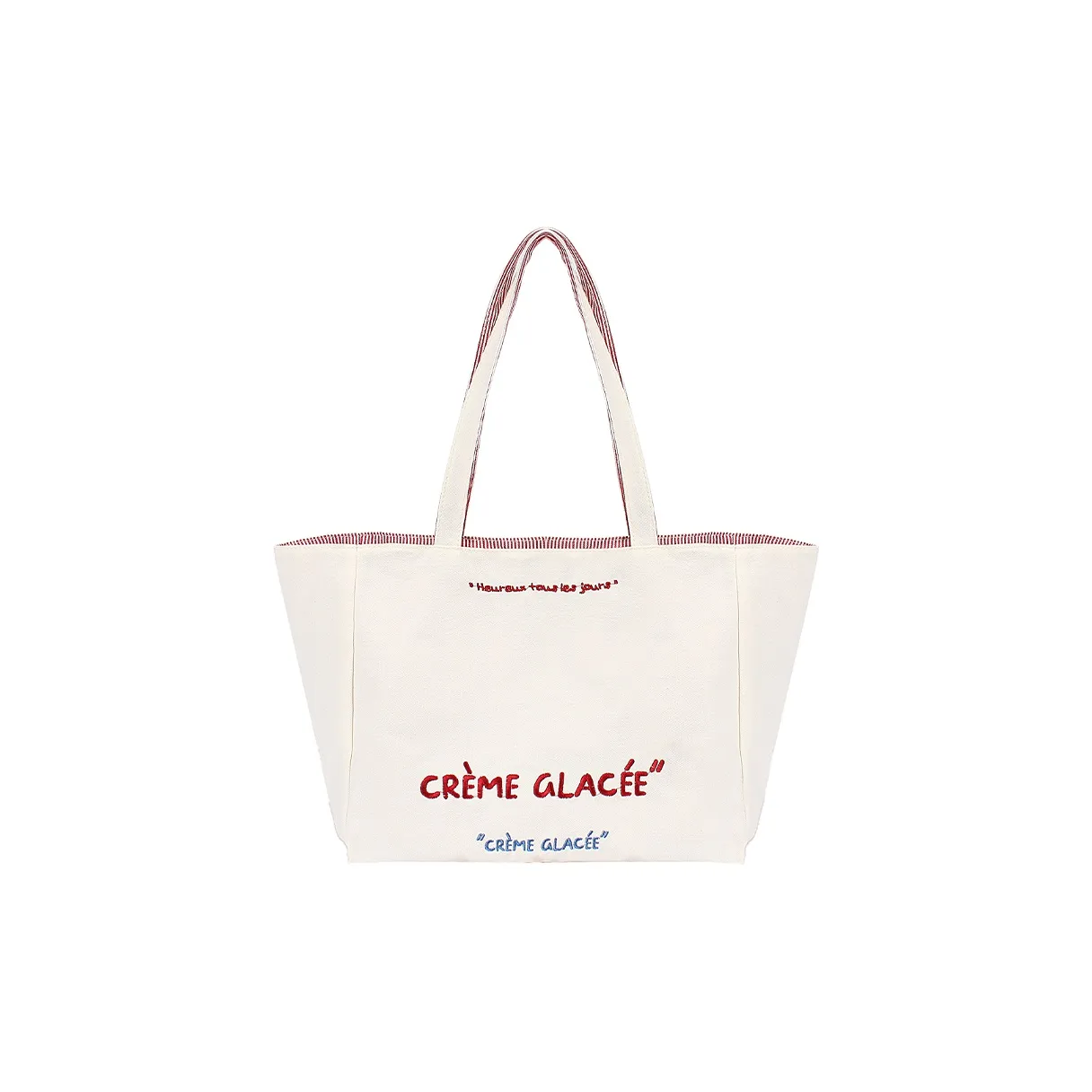 Homeboisportclub Canvas Tote Bag Tote Bag Single Shoulder Bag Unisex Red Blue Homeboisportclub Холщовая сумка Tote Сумка-тоут Сумка через плечо Унисекс Красный Синий