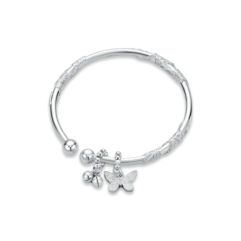 CUTE DAME S999 Fine Silver Sterling Silver Bracelets Women's