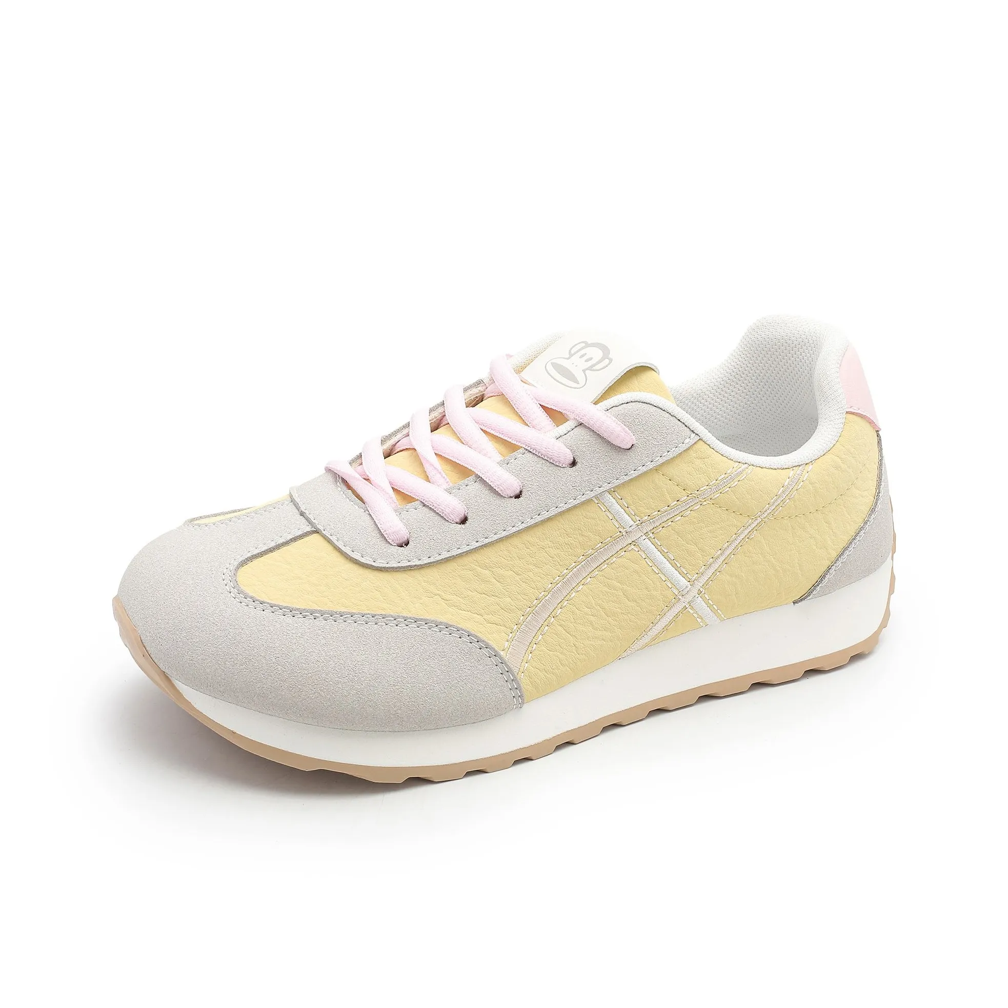 PAUL FRANK Дышащий Низкий Топ Повседневная Обувь Женская Лимон