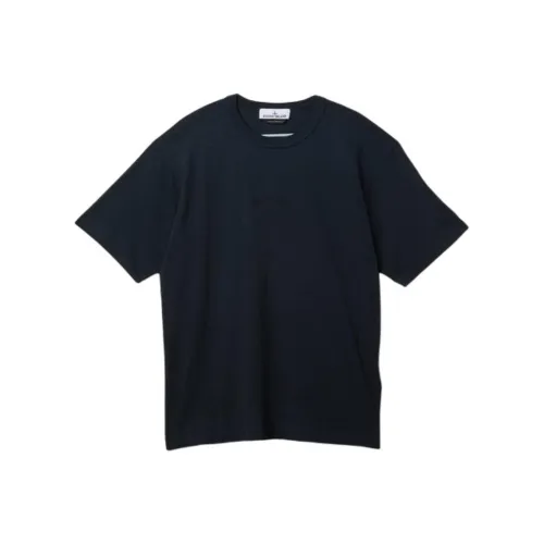 STONE ISLAND Мужские рубашки морского синего цвета