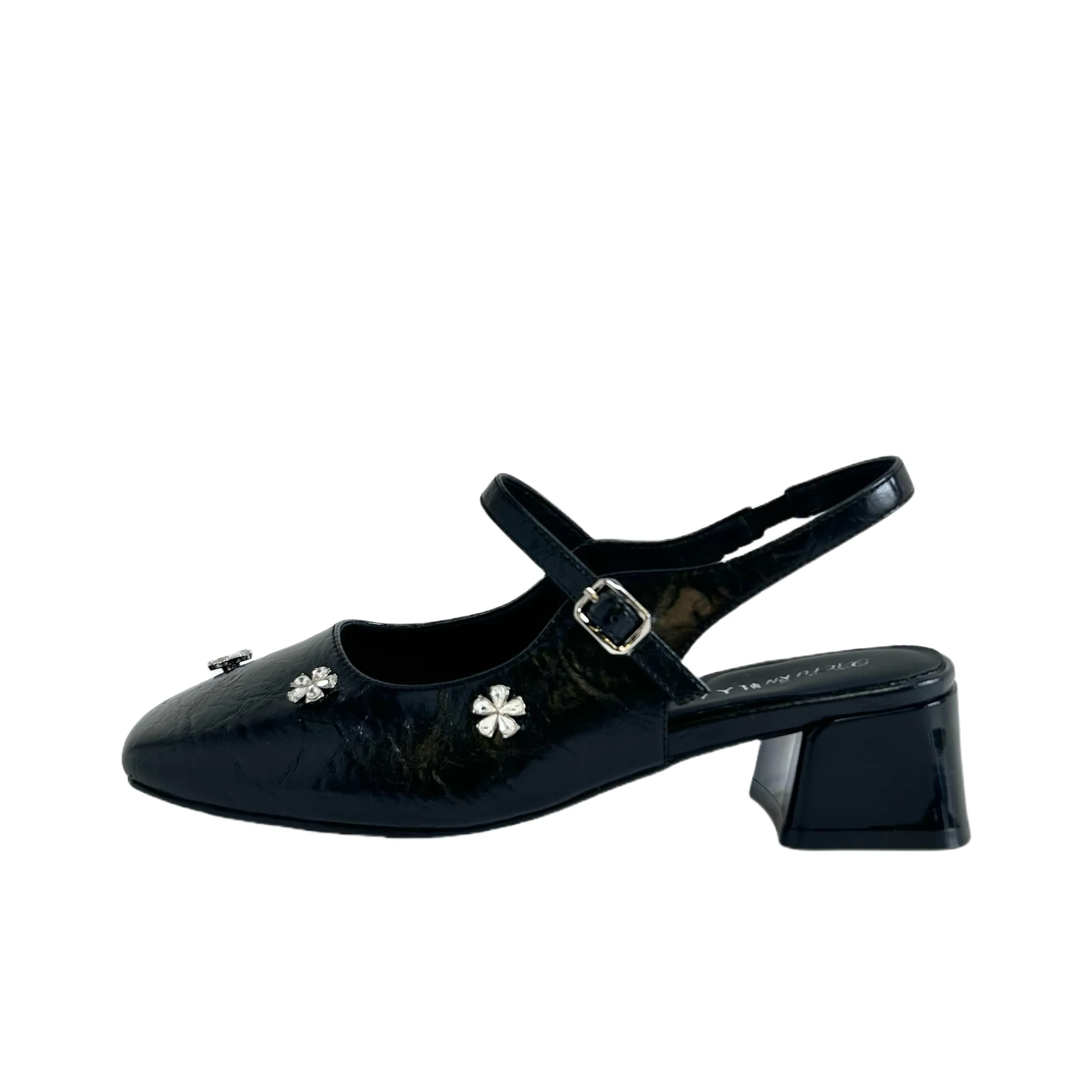 Shoe Lady Грубый каблук Туфли Мэри Джейн 4CM Женские