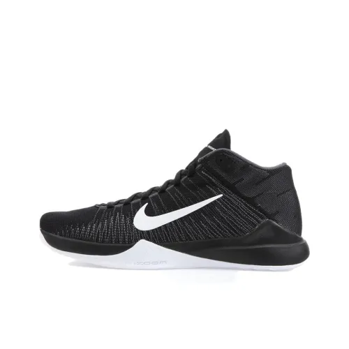 NIKE Zoom Ascention Баскетбольные кроссовки Высокие Черные Мужские
