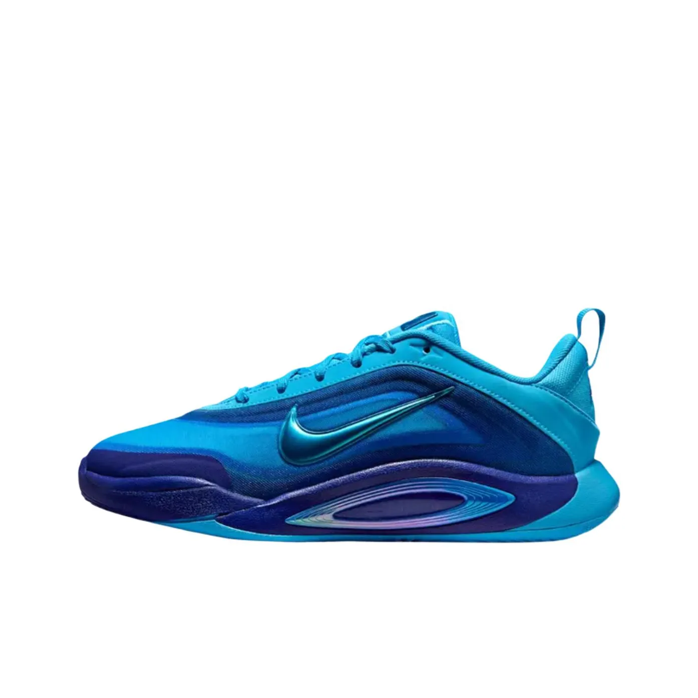 A'Ja Wilson x Nike A'One Slip Resistant Abrasion Resistant Children's Basketball Shoes Blue A'Ja Wilson x Nike A'One противоскользящие устойчивые к истиранию детские баскетбольные кроссовки синие