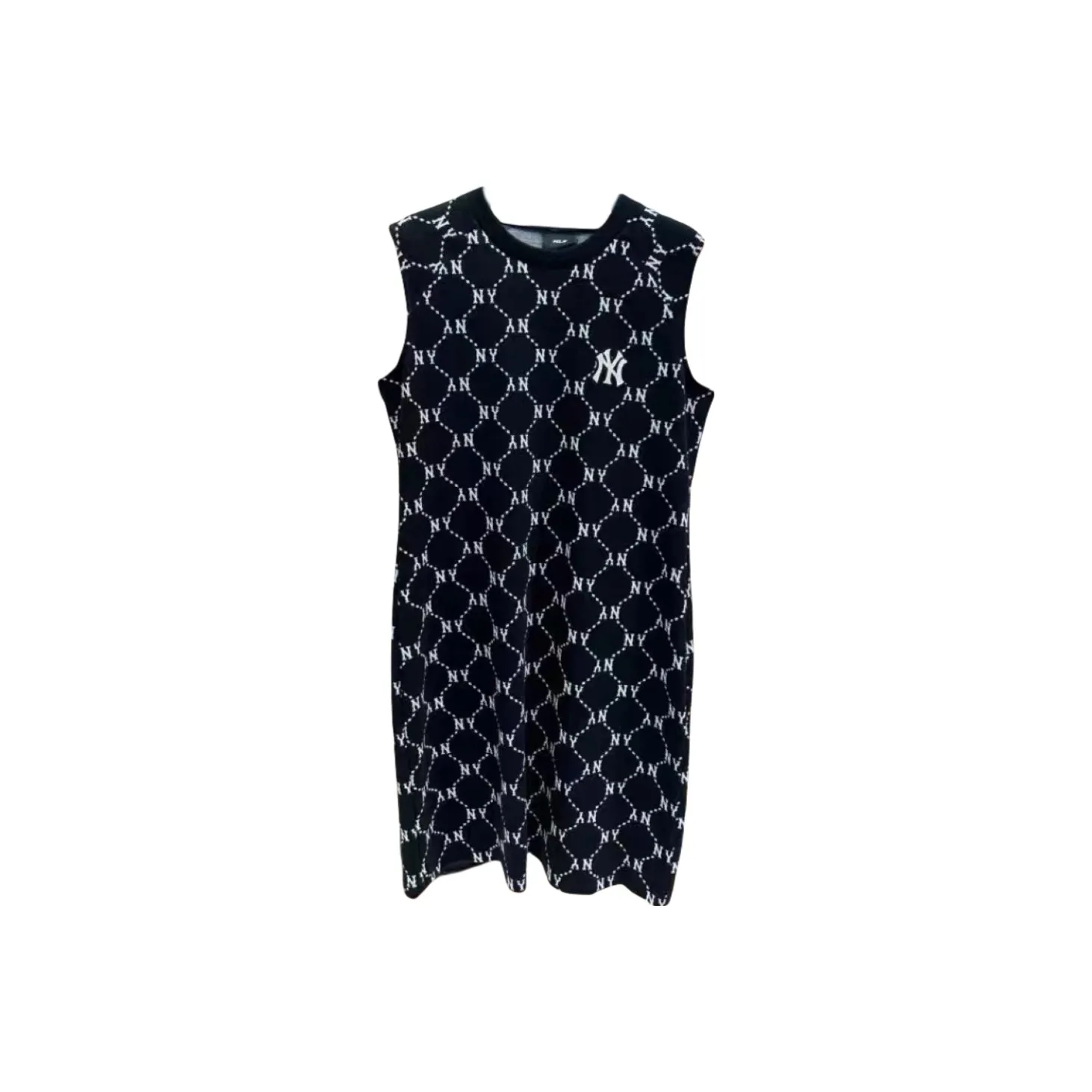 Mlb Base Logo New York Yankees Sleeveless Dress Women's Black