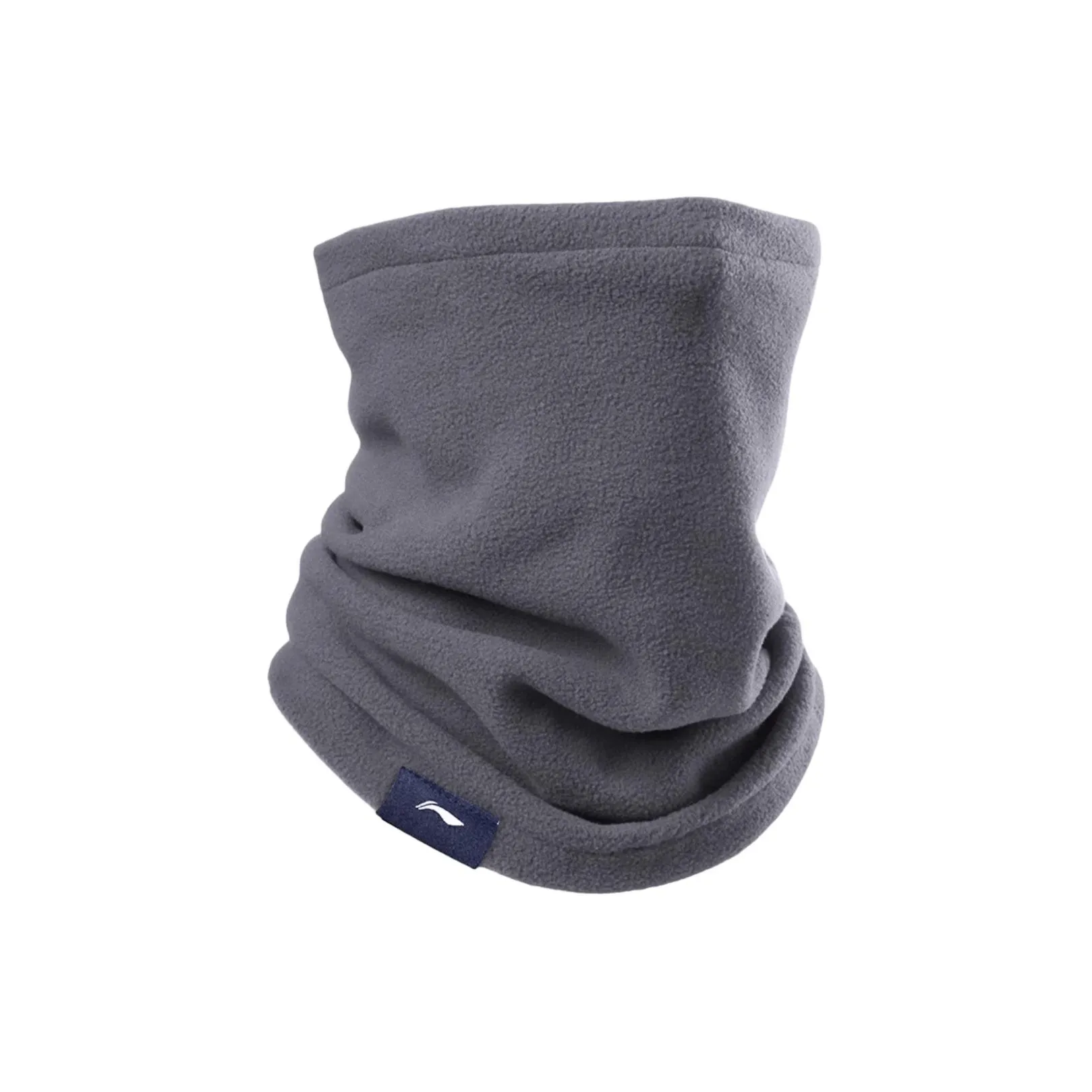 Шарфы с флисовой подкладкой волокна унисекс серые