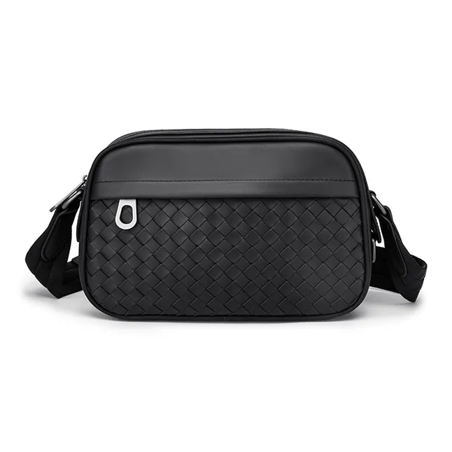 FAIRWHALE Сумка через плечо из коровьей кожи обычная унисекс элегантная черная