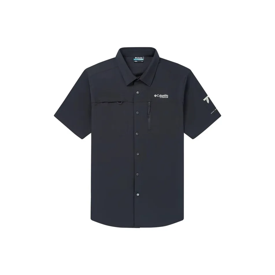 Columbia Титан Рубашка Мужская Черная
