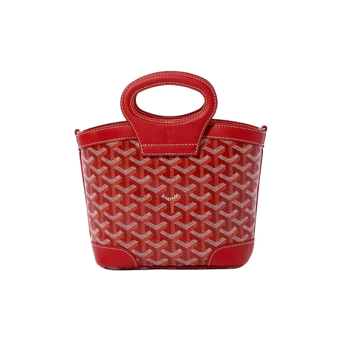 GOYARD Canvas One Shoulder Handbag Mini Women's Red
