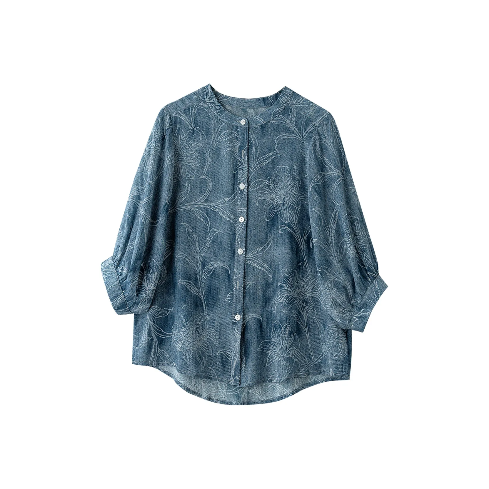 ZHEXI Blue Women's Shirts ZHEXI Синий Женские Рубашки