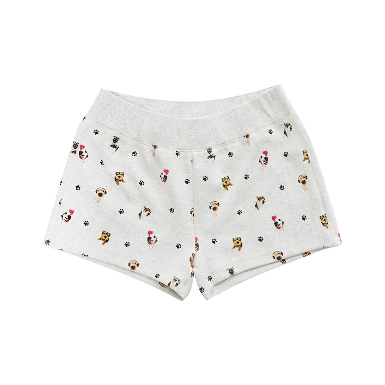 FDR Бело-серые Женские Повседневные Шорты