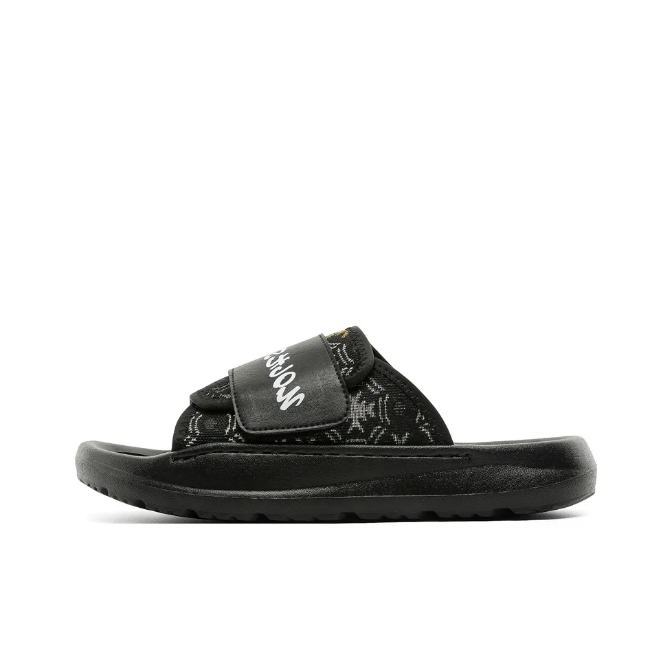 WEISHIBANGWEI Slip Resistant Odor Resistant Slide Slippers Men's Black