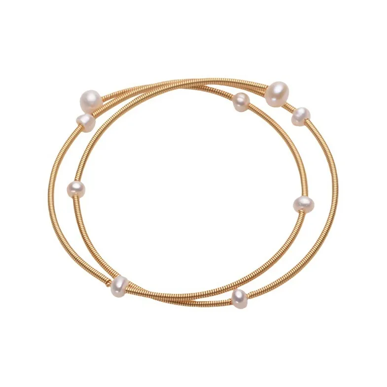 Andaozi Pearl Bangles Women's