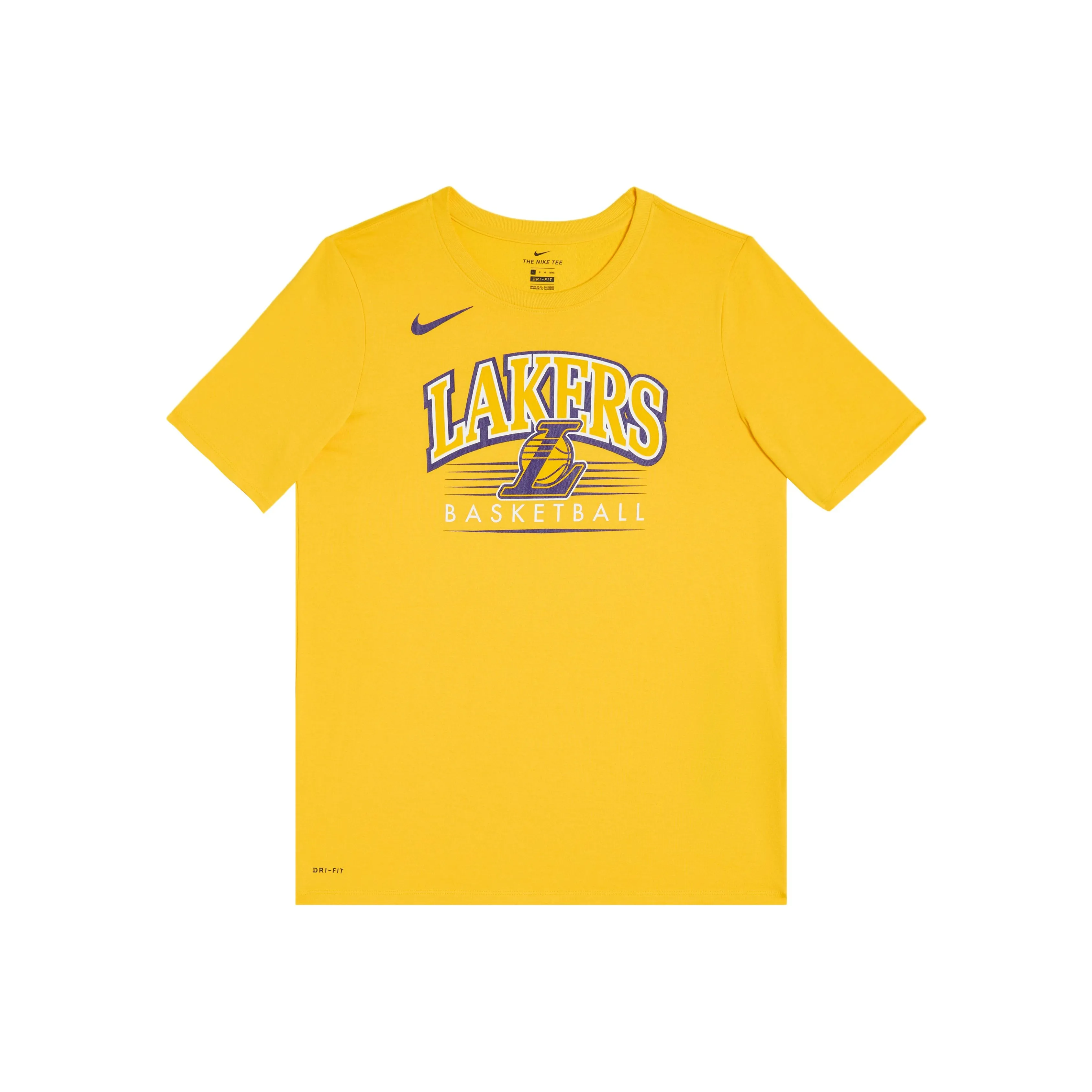 Nike x NBA Los Angeles Lakers Dri Fit T-Shirt SS25 Желтый Подростки