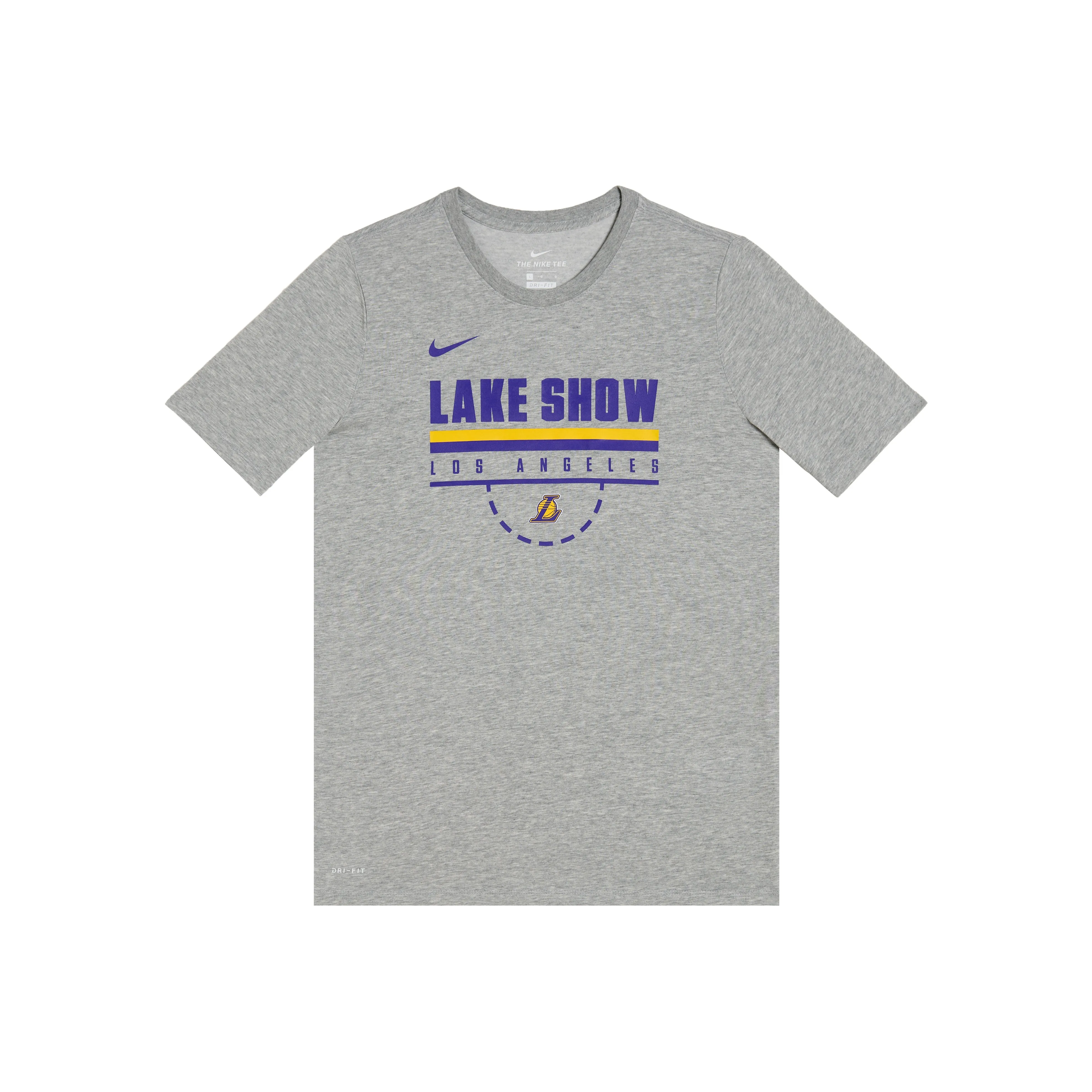 Nike x NBA Dri Fit Los Angeles Lakers T-Shirt Серый Подростки