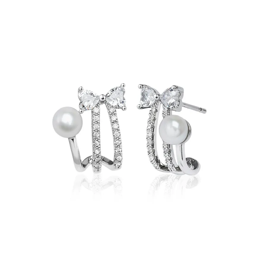 IDOKAWA Pearl Stud Earrings Women's