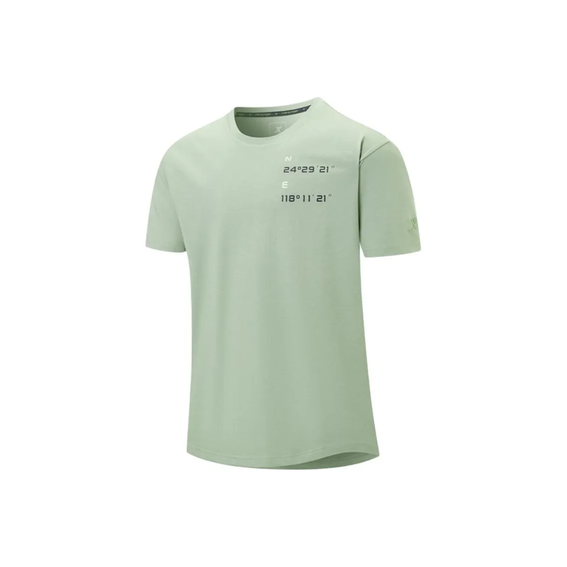 XTEP T-Shirt Мужской Бамбук Луна Зеленый