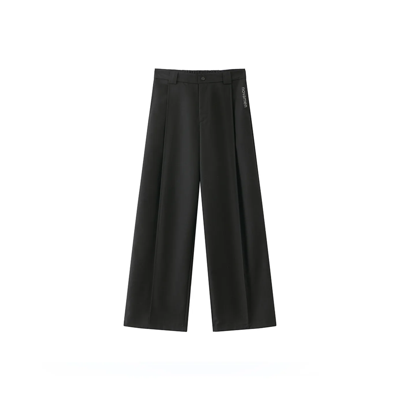 Novamen Черные унисекс костюмные брюки