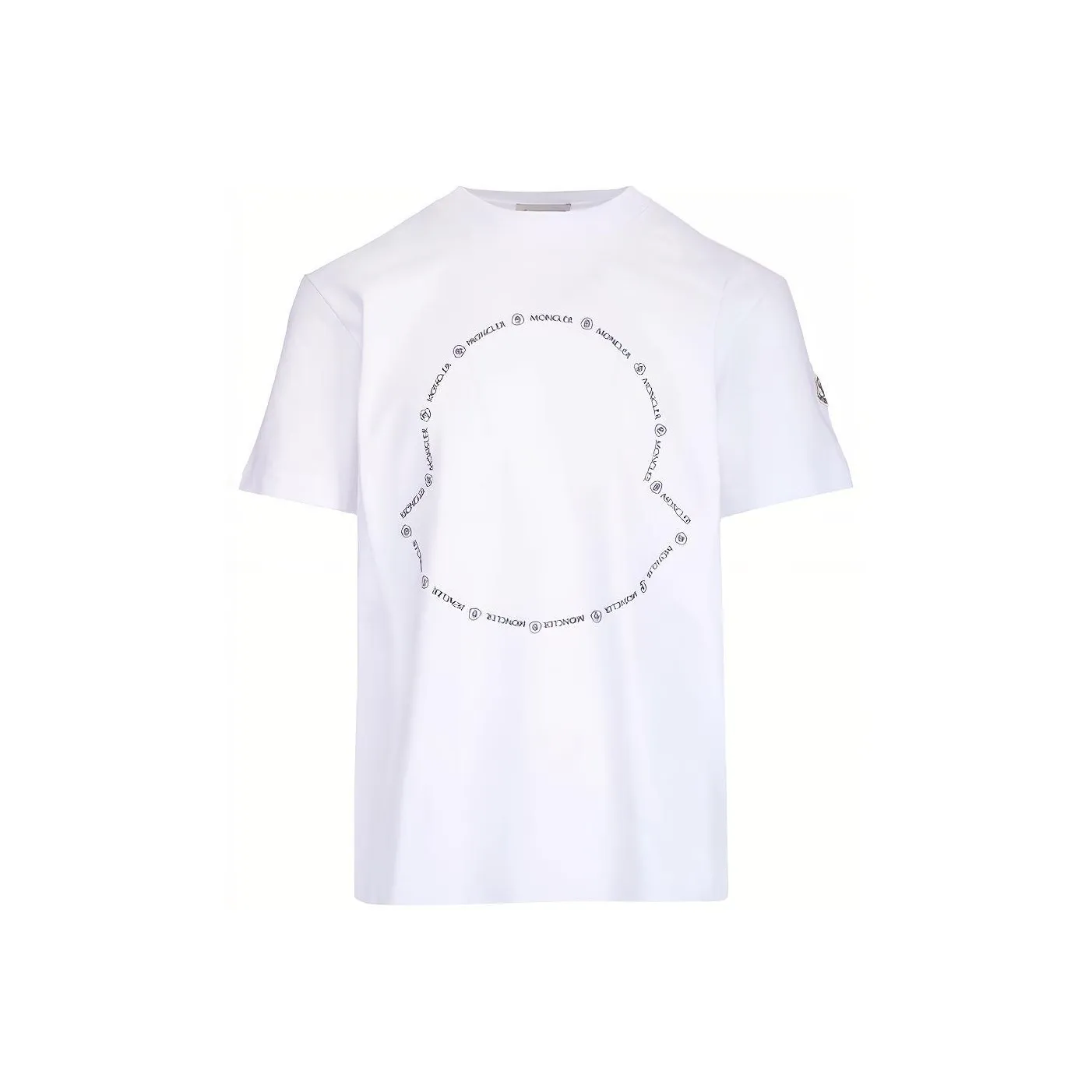 Moncler 22SS Logo Print Short Sleeve T-shirt White