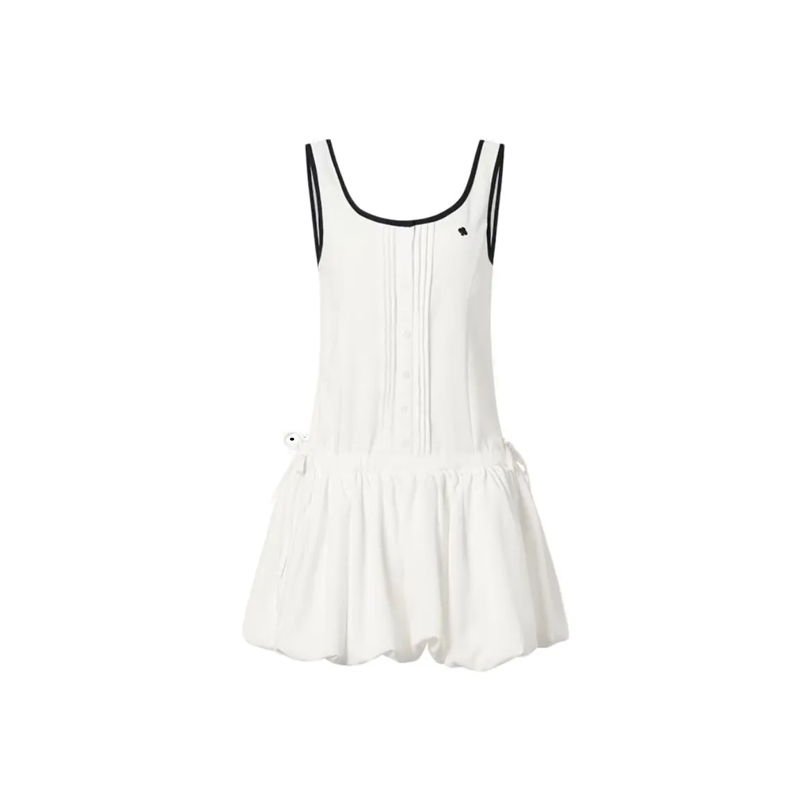 MA JOURNEE Белое Женское Платье без Рукавов