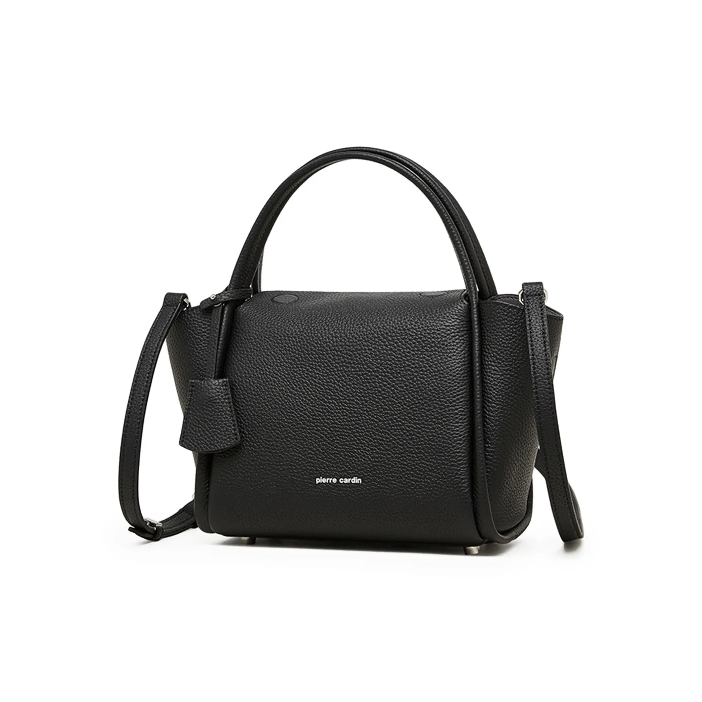 PIERRE CARDIN Сумка через плечо из коровьей кожи сумка обычная женская черный бежевый слоновый серый