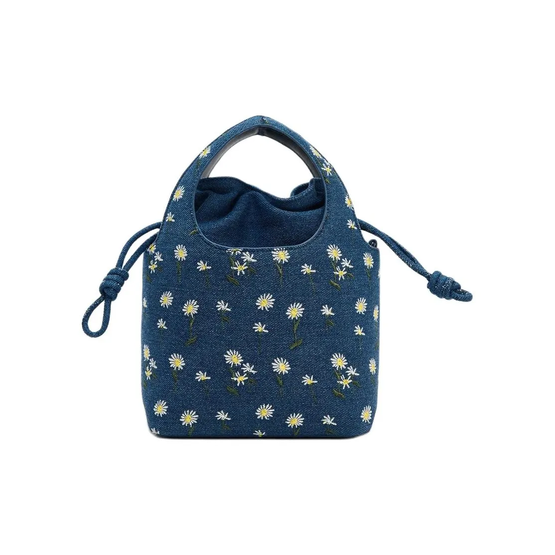 ZARA Хлопок Сумка через плечо Сумка Женская Джинсовая Синяя