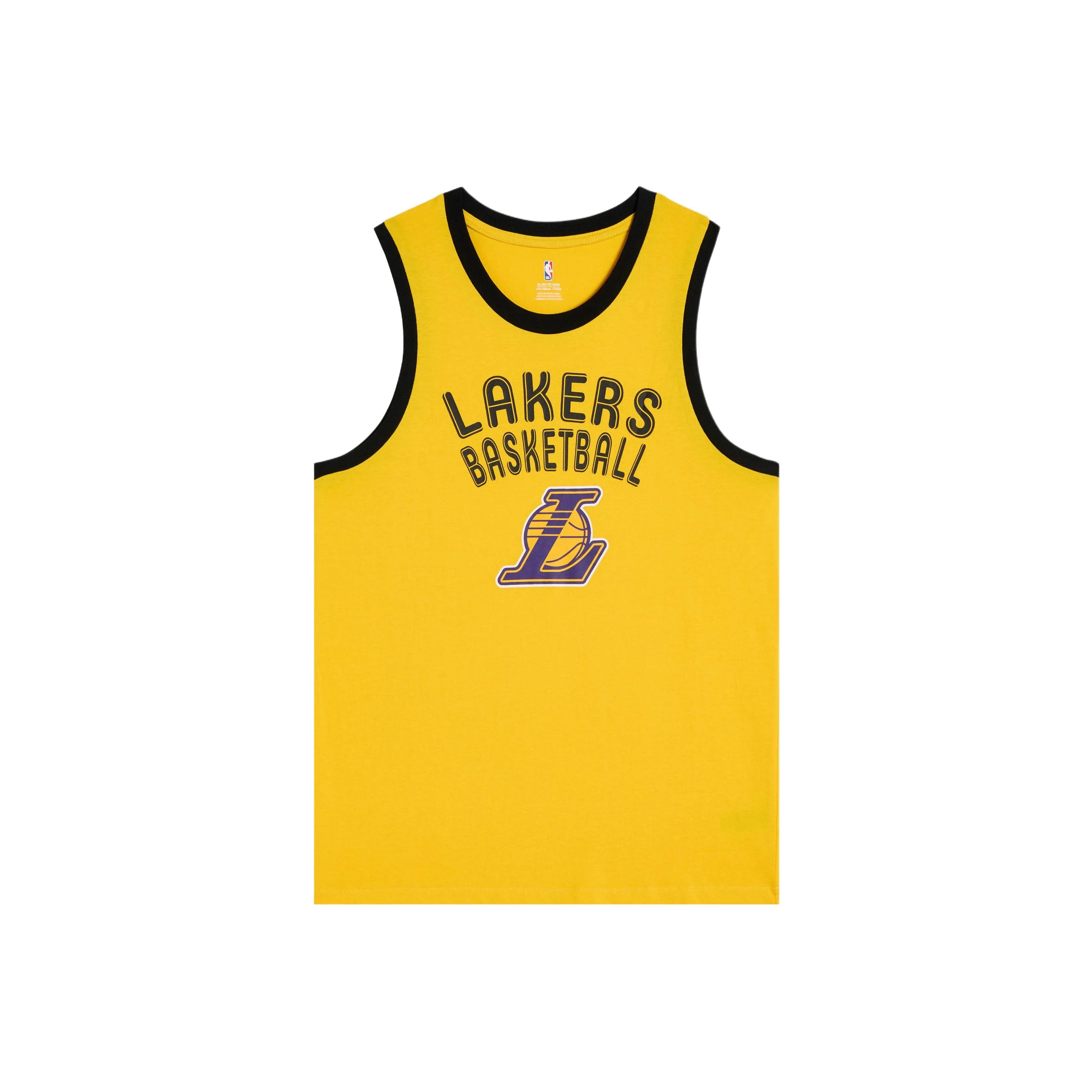 NBA Майка Los Angeles Lakers SS25 Желтая Подростковая