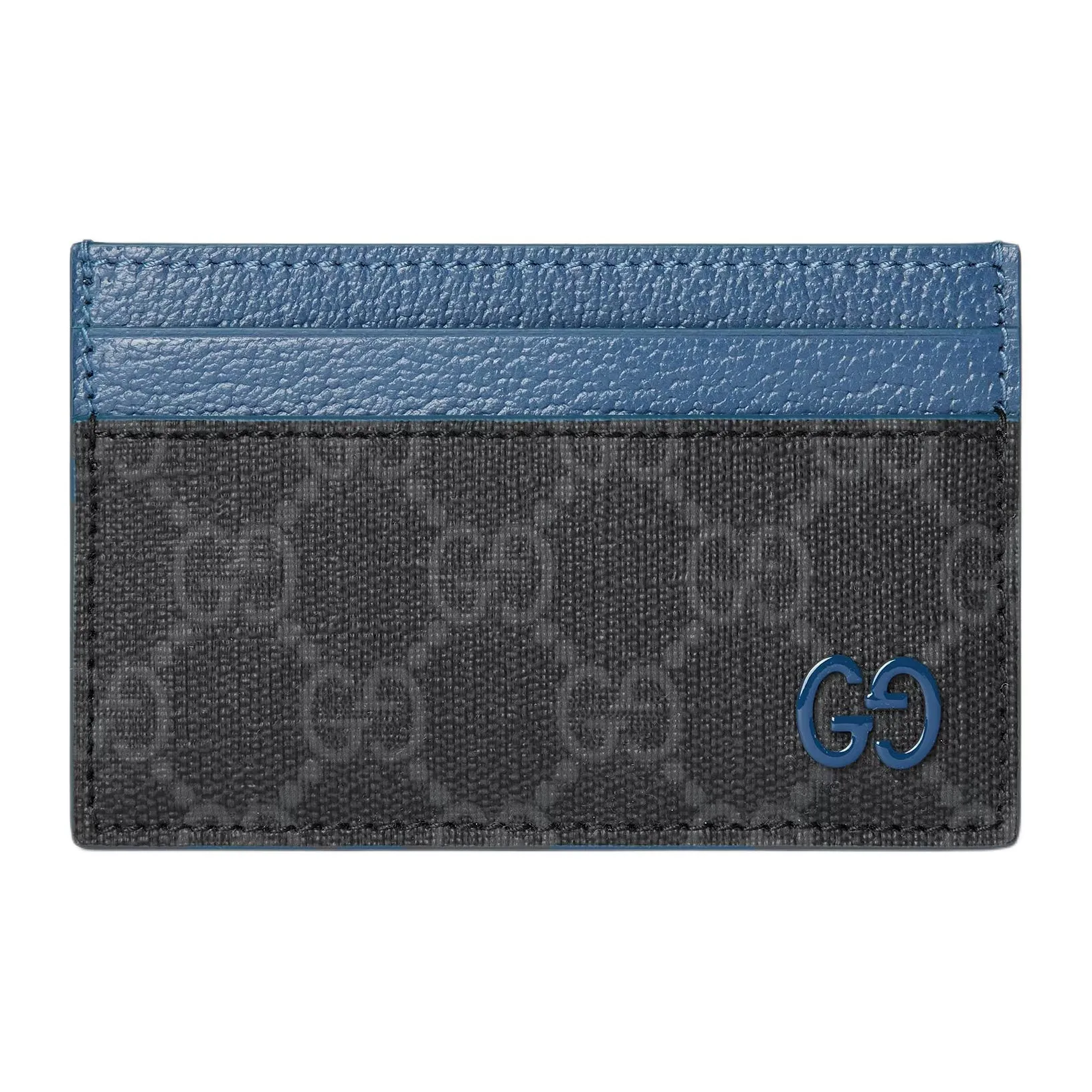 GUCCI GG Supreme Холст Картхолдер Мужской Черный