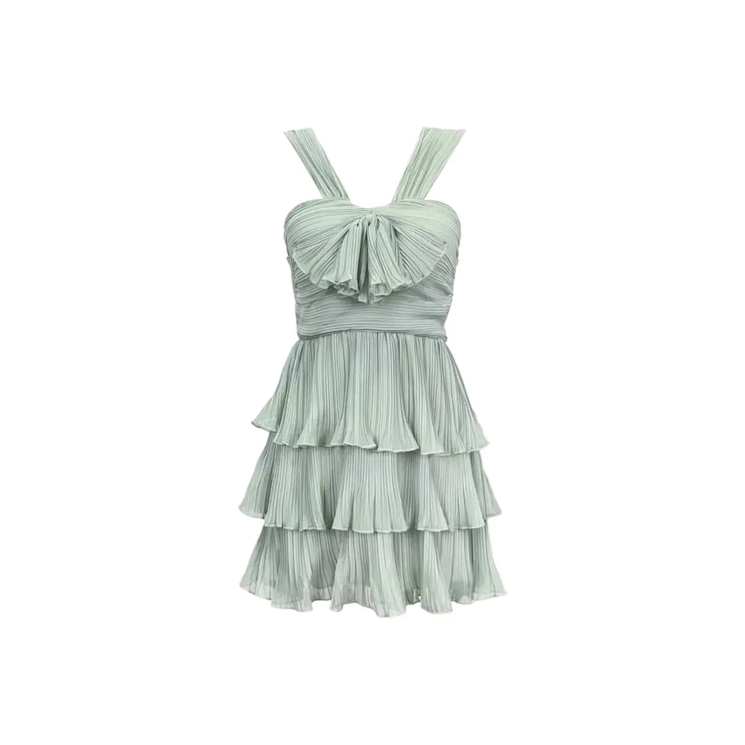 DOSOHEB Slip Dresses Women's Mint Green