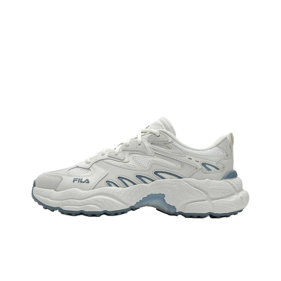 FILA FERN Sneakers Anti Slip Wear Resistant Low Top Chunky Sneakers Men's Gray Blue
