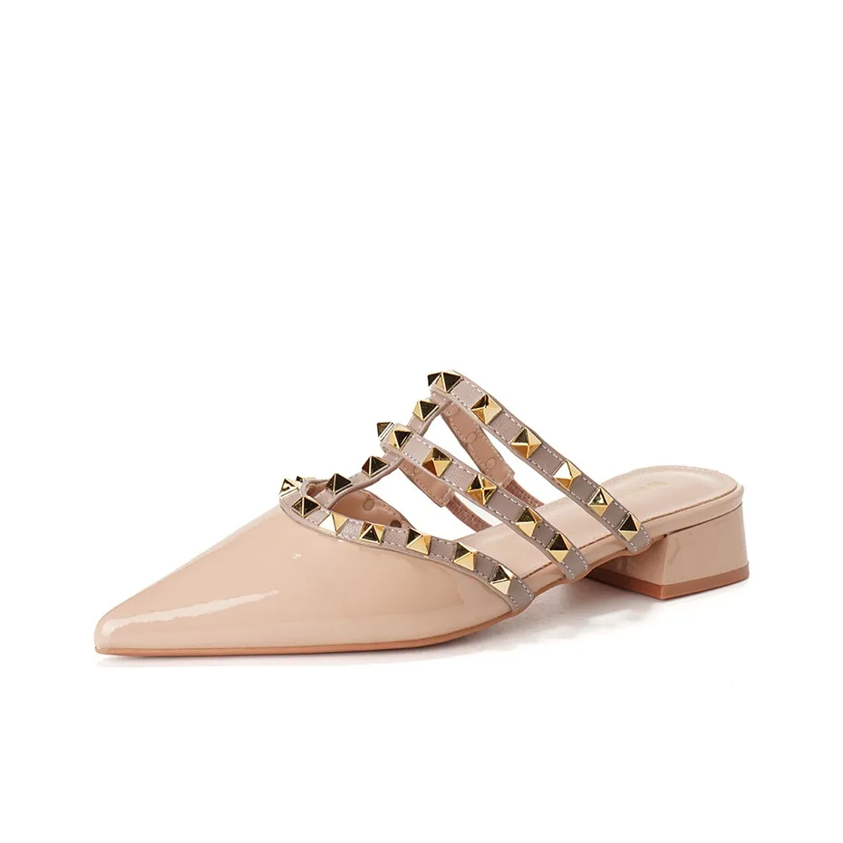 Lanza Заклепки Устойчивые к истиранию Домашние тапочки Женские