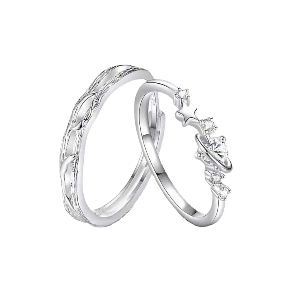 Bailijin Topazes Colored Gemstone Rings Unisex