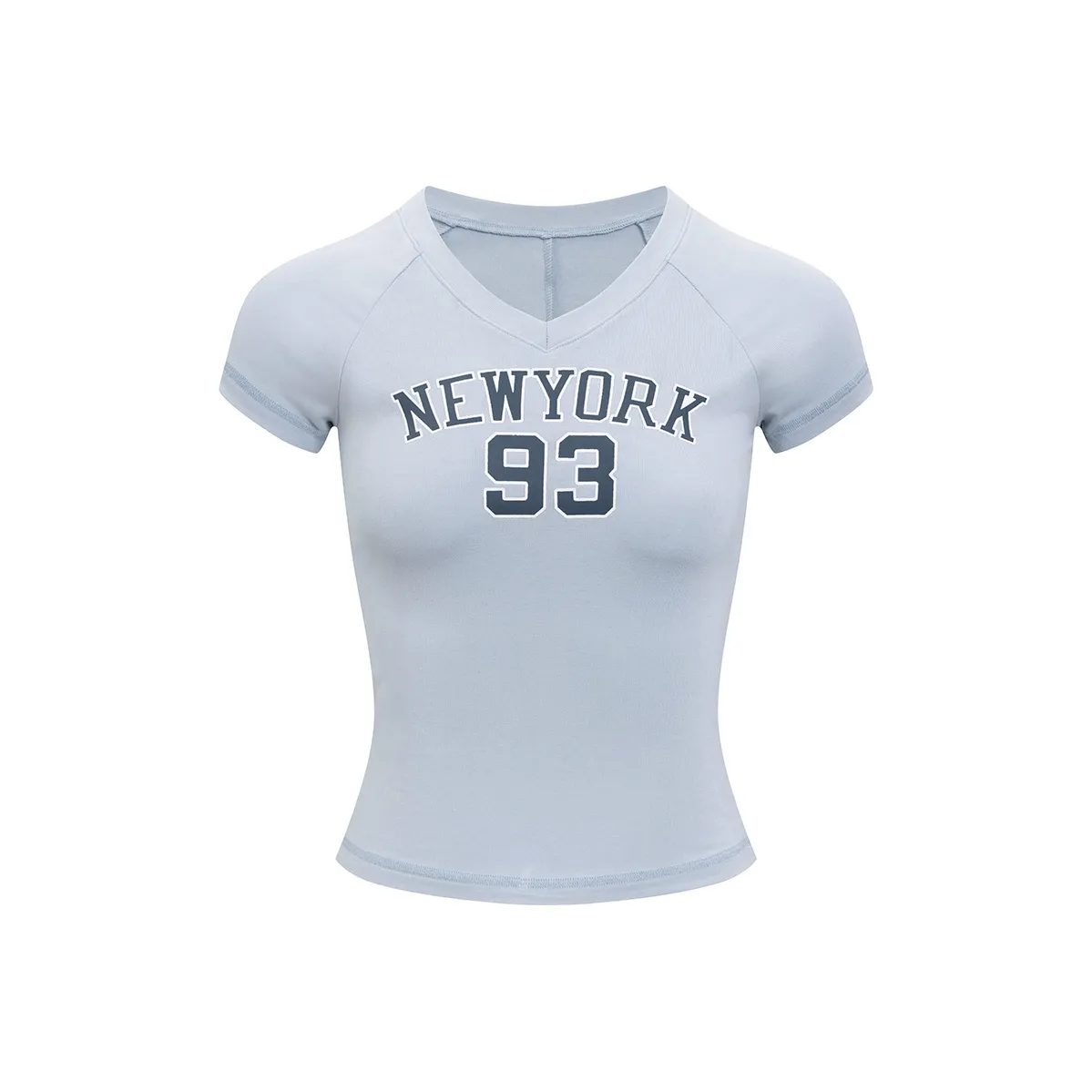 Ariseism T Shirts Women's Light Blue